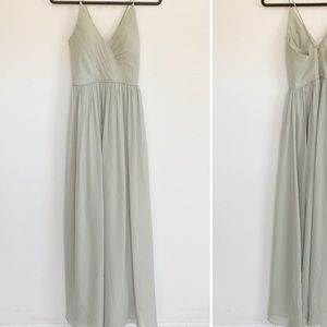 JJ’s House Bridesmaid Dress in sage